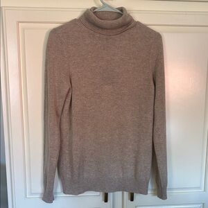 Charter Club Soft Brown Turtleneck Sweater